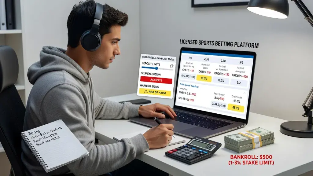 How to Place a Bet: A Beginner's Guide to Sports Betting Odds and Responsible Gambling Tips